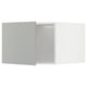 METOD Top cabinet for fridge/freezer, white/Havstorp light grey, 60x60x40 cm