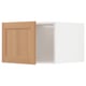 METOD Top cabinet for fridge/freezer, white/Vedhamn oak, 60x60x40 cm