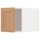 METOD Top cabinet, white/Vedhamn oak, 40x60x40 cm