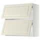 METOD Wall cabinet horizontal w 2 doors, white/Bodbyn off-white, 80x37x80 cm