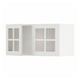 METOD Wall cabinet with 2 glass doors, white/Stensund white, 80x37x40 cm