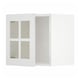 METOD Wall cabinet with glass door, white/Stensund white, 40x37x40 cm