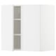 METOD Wall cabinet with shelves/2 doors, white/Ringhult white, 60x37x60 cm