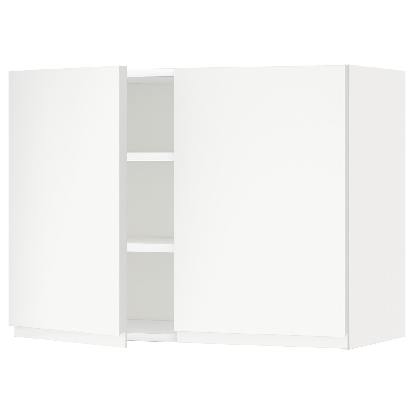 METOD wall cabinet with shelves/2 doors