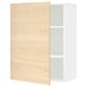 METOD Wall cabinet with shelves, white/Askersund light ash effect, 60x37x80 cm