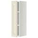 METOD Wall cabinet with shelves, white/Bodbyn off-white, 20x37x80 cm