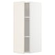 METOD Wall cabinet with shelves, white/Bodbyn off-white, 30x37x80 cm