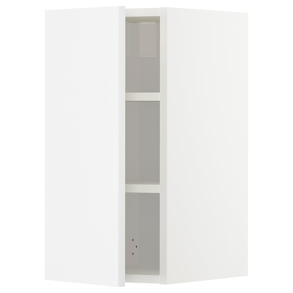 METOD Wall cabinet with shelves, white/Ringhult white, 30x37x60 cm