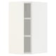 METOD Wall cabinet with shelves, white/Vallstena white, 30x37x60 cm