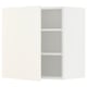 METOD Wall cabinet with shelves, white/Vallstena white, 60x37x60 cm