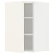 METOD Wall cabinet with shelves, white/Vallstena white, 40x37x60 cm