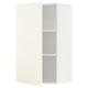 METOD Wall cabinet with shelves, white/Vallstena white, 60x37x100 cm