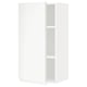 METOD Wall cabinet with shelves, white/Voxtorp matt white, 40x37x80 cm