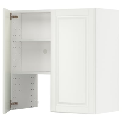 METOD off-white kitchen cabinet with adjustable shelf, genteel design.