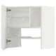 METOD kitchen cabinet, white, adjustable shelves, 2-door, modern minimalist.