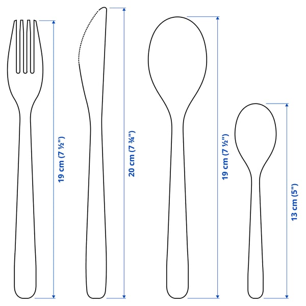 MOPSIG 16-piece cutlery set