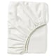 NATTJASMIN Fitted sheet, white, Queen