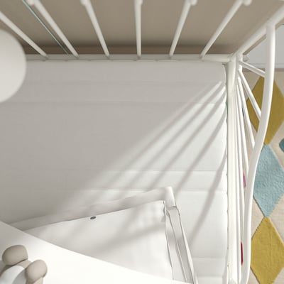 NATTSMYG Foam mattress for extendable bed, 91x190 cm