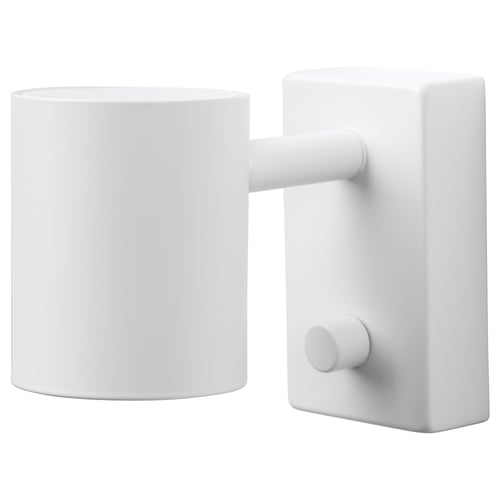NYMÅNE lamp: white, adjustable shade.