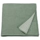 PELARTUJA Bedspread, green-grey/white, 230x250 cm