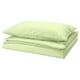 PILTANDVINGE Duvet cover and pillowcase, light green, 150x200/50x80 cm