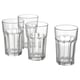 POKAL Glass, clear glass, 35 cl 4 pack