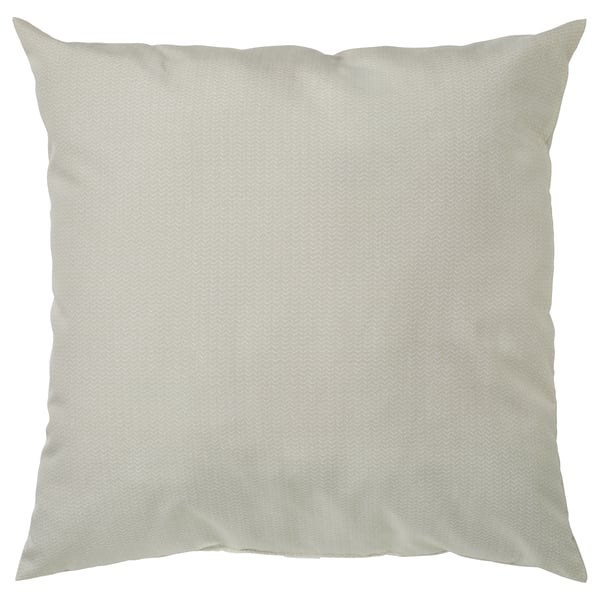 PROFETBLOMMA Cushion, light beige, 50x50 cm