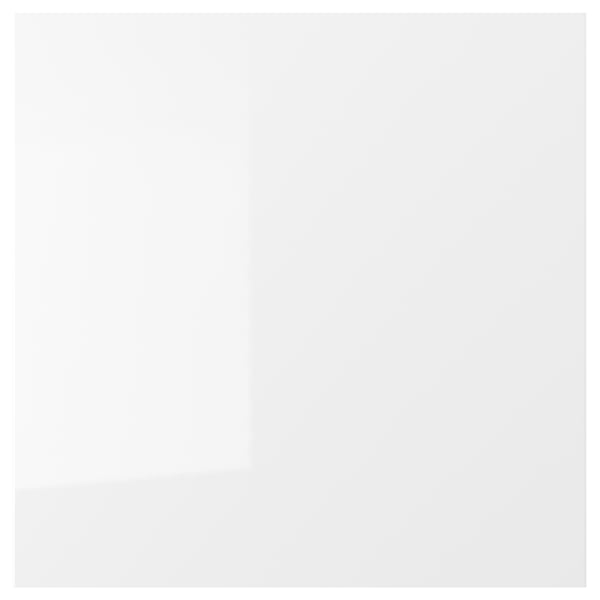 RINGHULT Door, high-gloss white, 60x60 cm