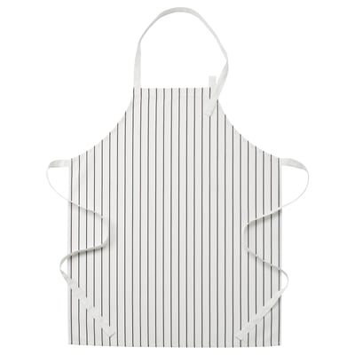 RINNIG Apron, patterned, 69x85 cm