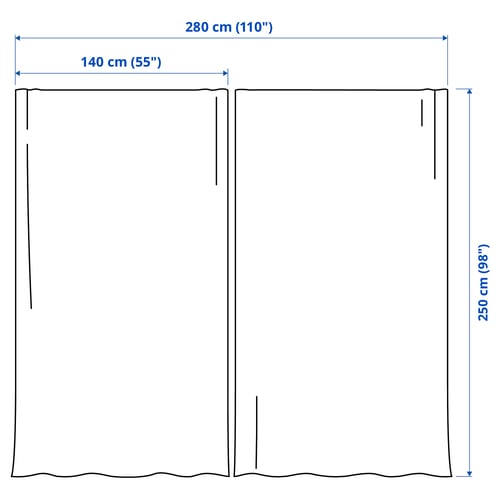 Illustration with measurements for the product: SANELA.