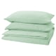 SCHERSMIN Duvet cover and 2 pillowcases, pale green, 240x220/50x80 cm