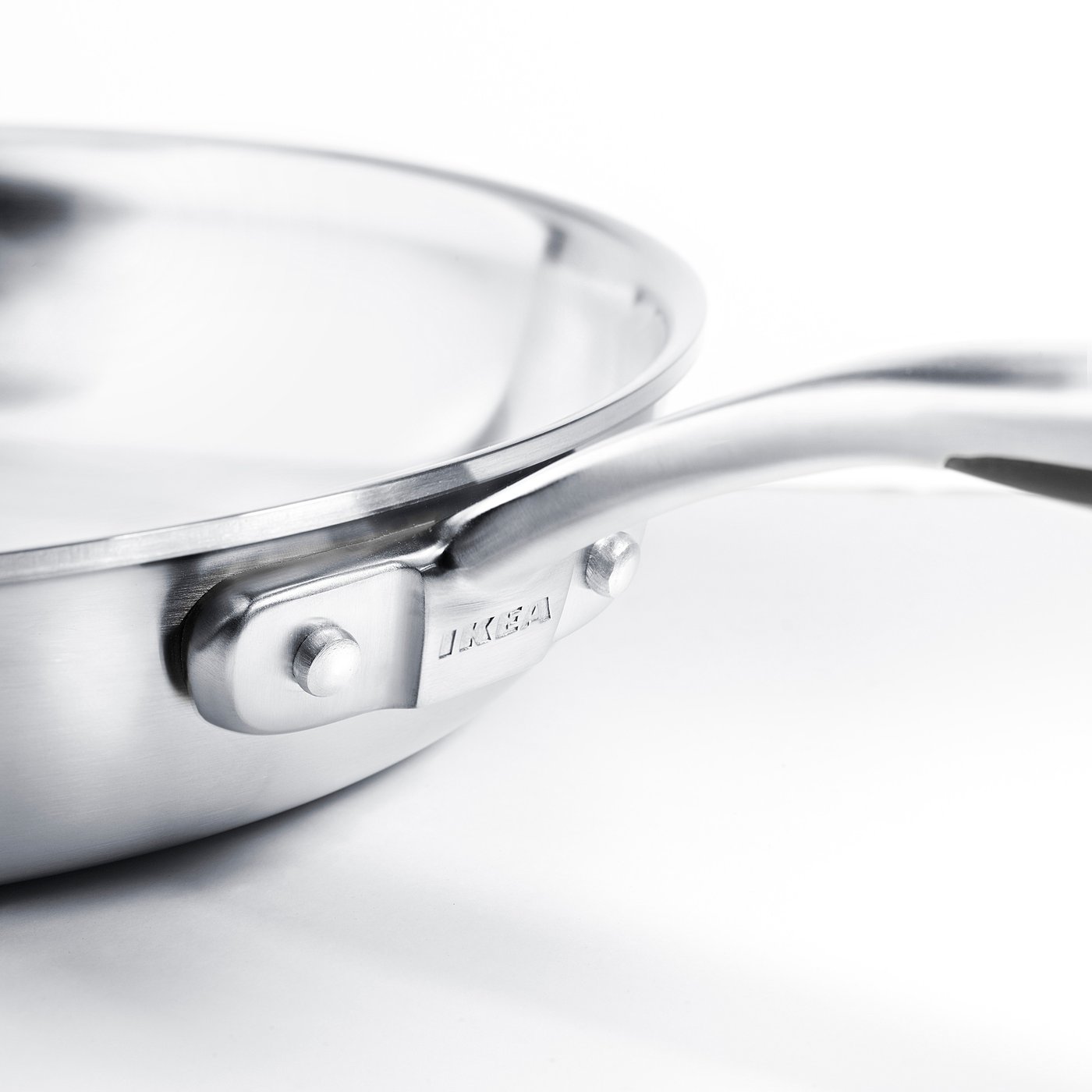 SENSUELL Frying pan, stainless steel/grey, 28 cm