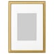 SILVERHÖJDEN Frame, gold-colour, 21x30 cm