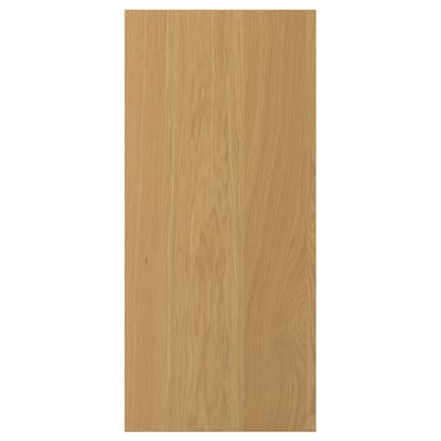 Wooden SINARP panel, natural oak veneer, clear lacquer finish.