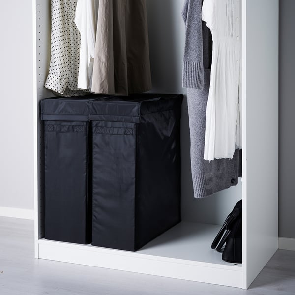 SKUBB Laundry bag with stand, black, 80 l