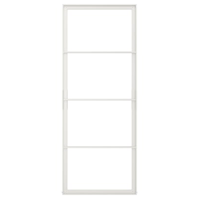 SKYTTA white aluminium sliding door frame
