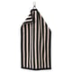 SLÅNHÖSTMAL Hand towel, black/light beige striped, 40x70 cm