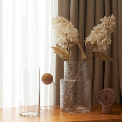 SMYCKA Artificial flower, hydrangea/light pink, 65 cm