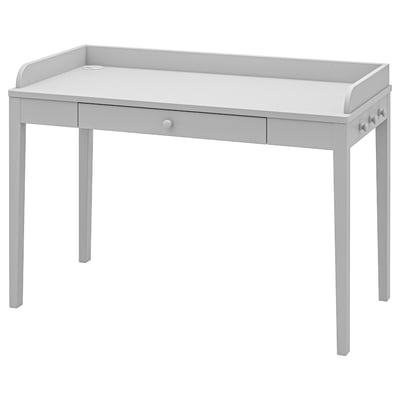 SMYGA Desk, light grey, 122x60 cm