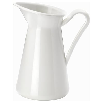 SOCKERÄRT Vase/jug, white, 22 cm