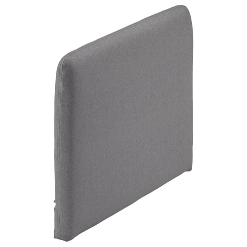 SÖDERHAMN grey sofa section, rectangular, modern design with plush grey fabric.