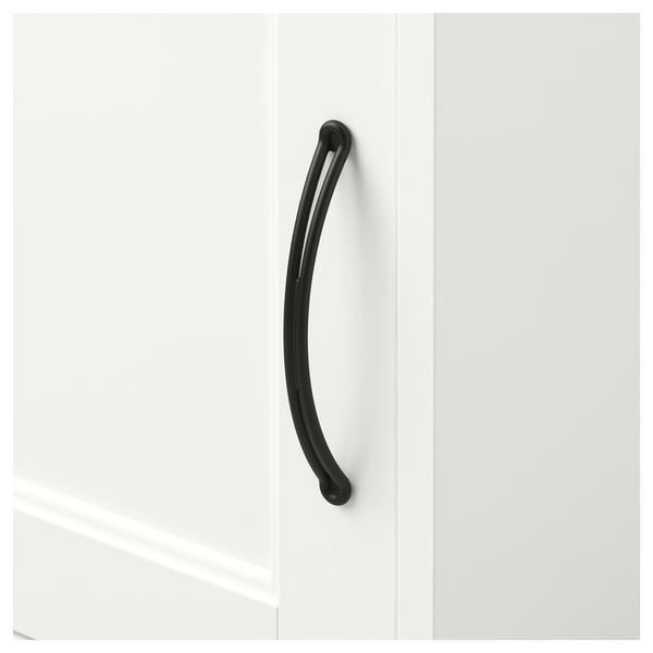 SONGESAND Bedside table, white, 42x40 cm