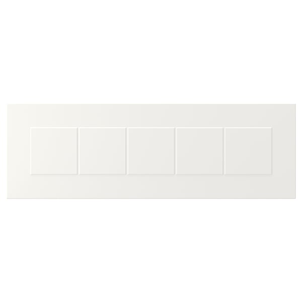 STENSUND Drawer front, white, 60x20 cm