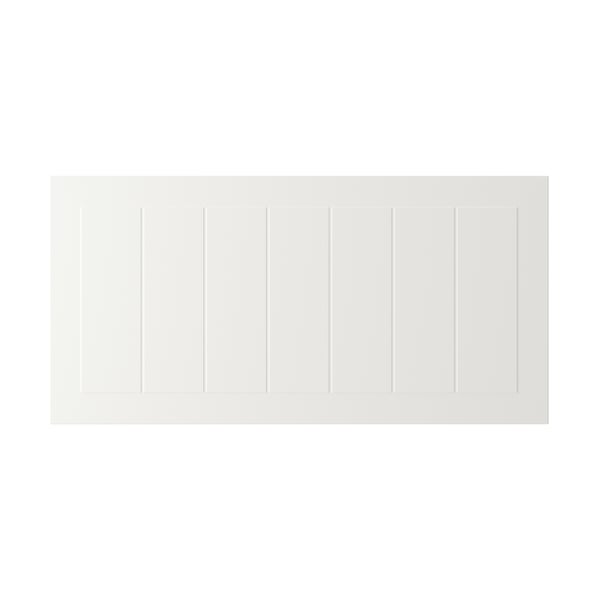 STENSUND Drawer front, white, 80x40 cm