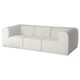 STOCKHOLM 2025 3-seat sofa, Djurmo grey/white