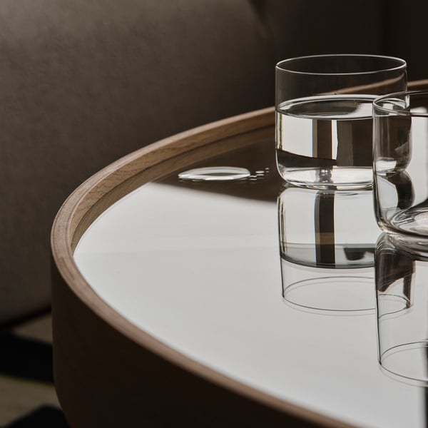 STOCKHOLM 2025 Coffee table, oak veneer glass