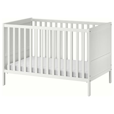 SUNDVIK Cot, white, 70x132 cm