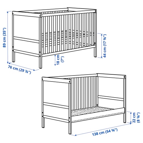 Illustration with measurements for the product: SUNDVIK.