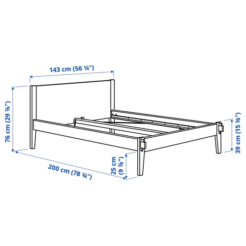 Illustration with measurements for the product: TAXÅSKLINT.