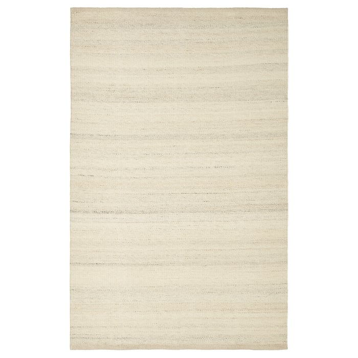 Lounge rugs under $300 in NZ — TIDTABELL rug, flatwoven, beige, 170x240 cm
